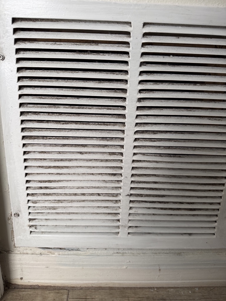 HVAC return close up